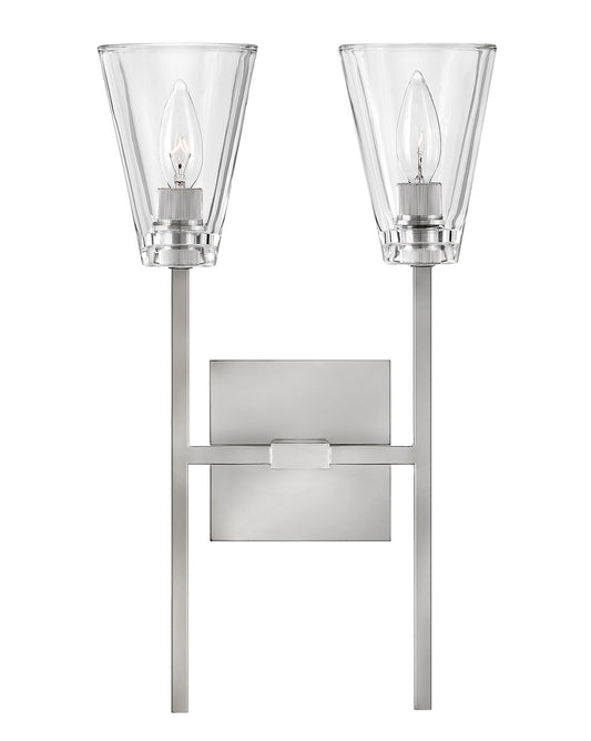 Hinkley Lighting Auden Two Light Vanity Polished Nickel 50642PN