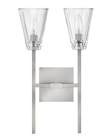 Hinkley Lighting Auden Two Light Vanity Polished Nickel 50642PN