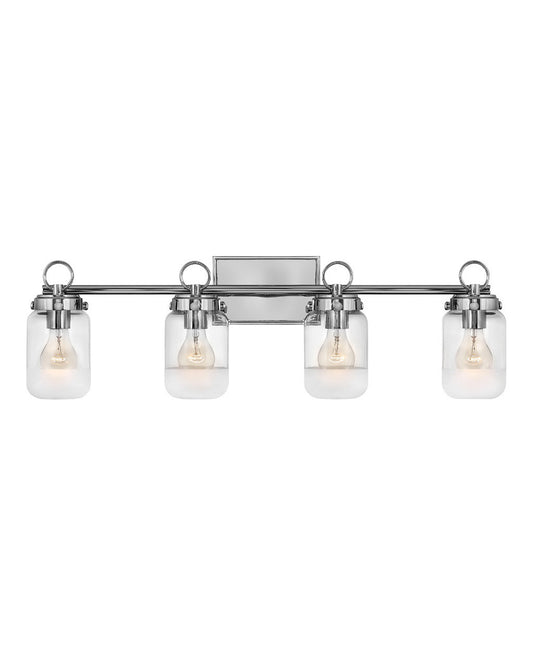 Hinkley Lighting Penley Four Light Vanity Polished Nickel 5064PN