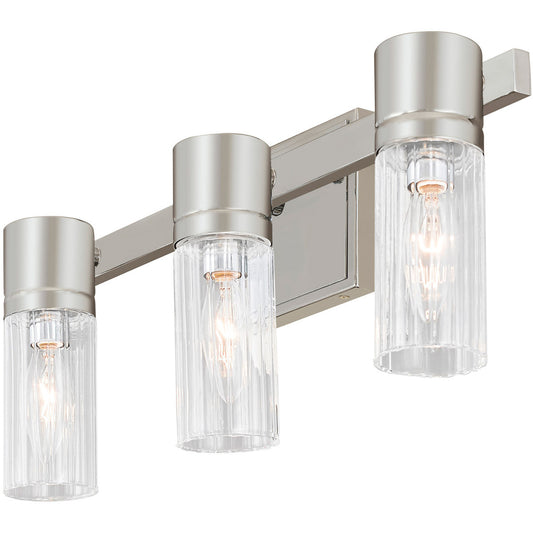 Livex Lighting Midtown  Collection 3 Light Polished Chrome Bath Light in Polished Chrome 50683-05