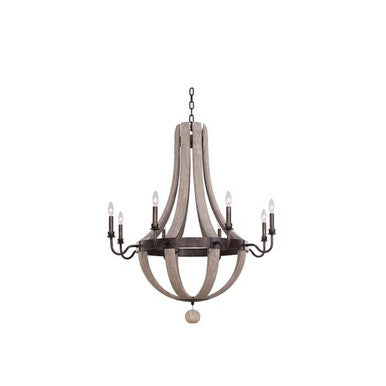 Kalco Harper 8 Light Chandelier 506872FG