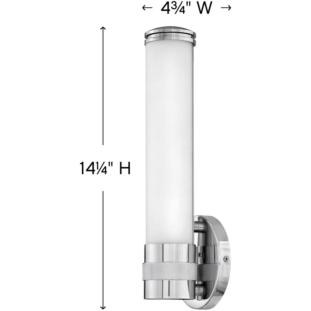 Hinkley Lighting Remi Small LED Sconce Chrome 5070CM