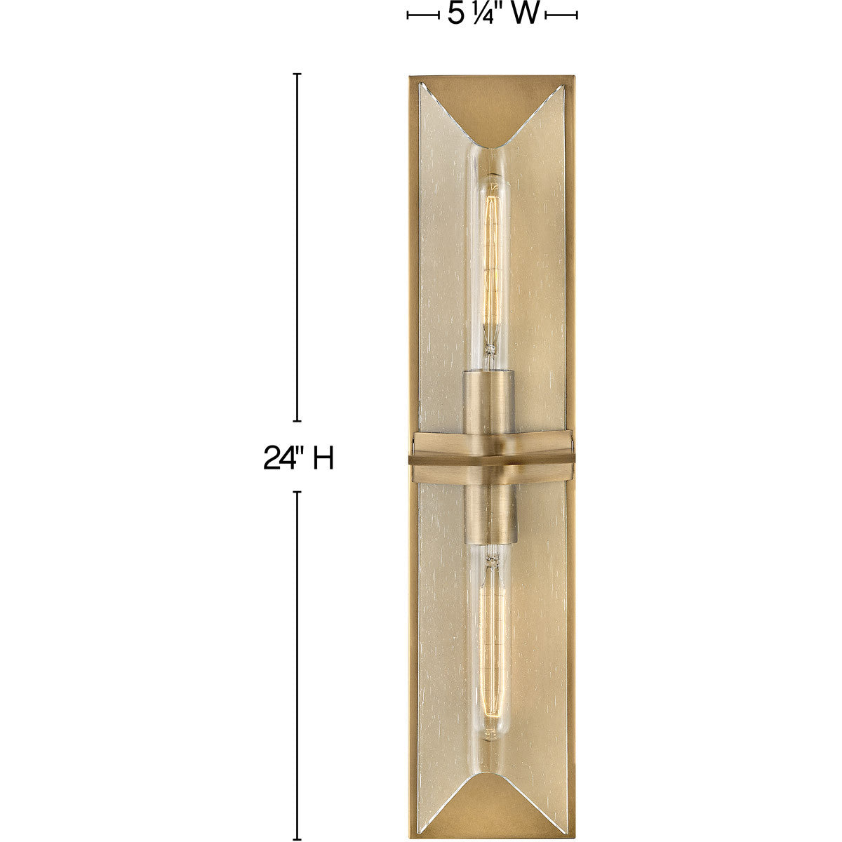 Hinkley Lighting Astoria Two Light Vanity Heritage Brass 50712HB