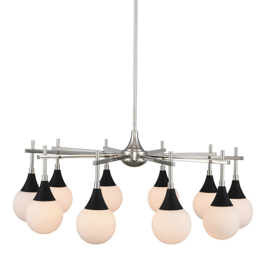 Kalco Bogart 10 Light Chandelier 508571BPN