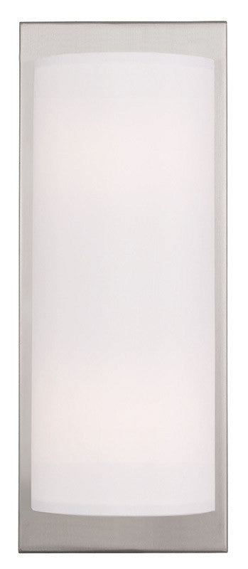 Livex Lighting Meridian Collection 2 Light Brushed Nickel Wall Sconce in Brushed Nickel 50861-91