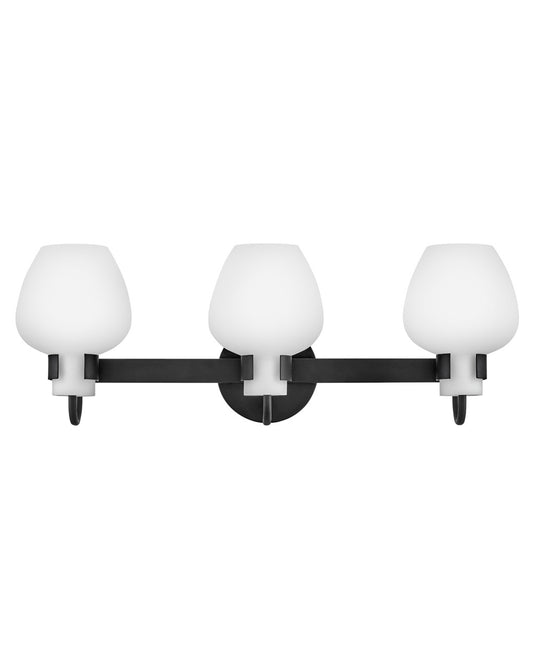 Hinkley Lighting Sylvie Medium Vanity Black 50953BK