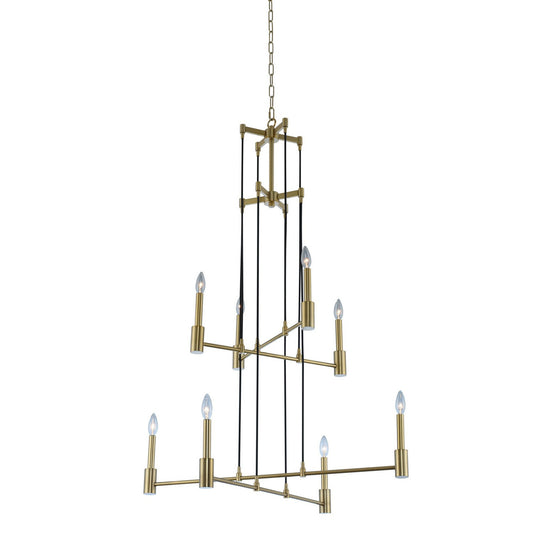 Kalco Kingston (4 + 4) Light 2 Tier Foyer 509851WB