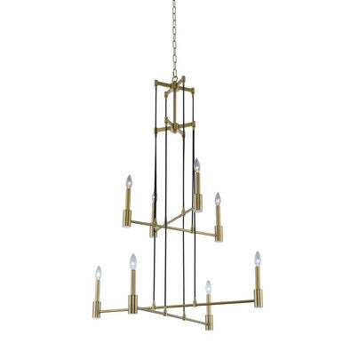 Kalco Kingston (4 + 4) Light 2 Tier Foyer 509851WB