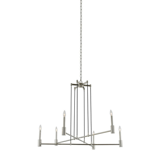 Kalco Kingston 6 Light Chandelier 509871PN