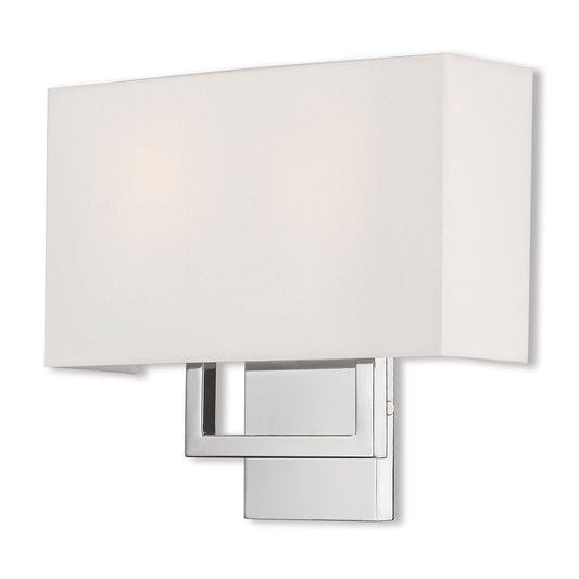 Livex Lighting Pierson Collection 2 Lt CH ADA Wall Sconce in Polished Chrome 50990-05