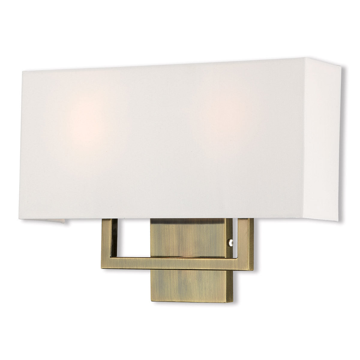 Livex Lighting Pierson Collection 2 Lt AB ADA Wall Sconce in Antique Brass 50991-01