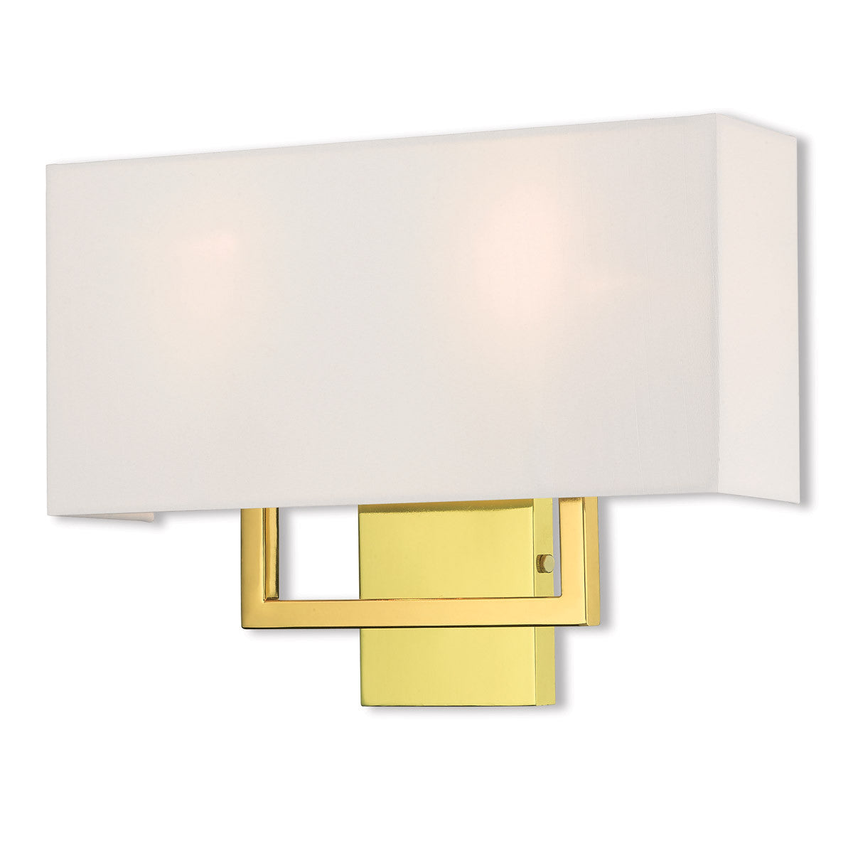 Livex Lighting Pierson Collection 2 Lt PB ADA Wall Sconce in Polished Brass 50991-02