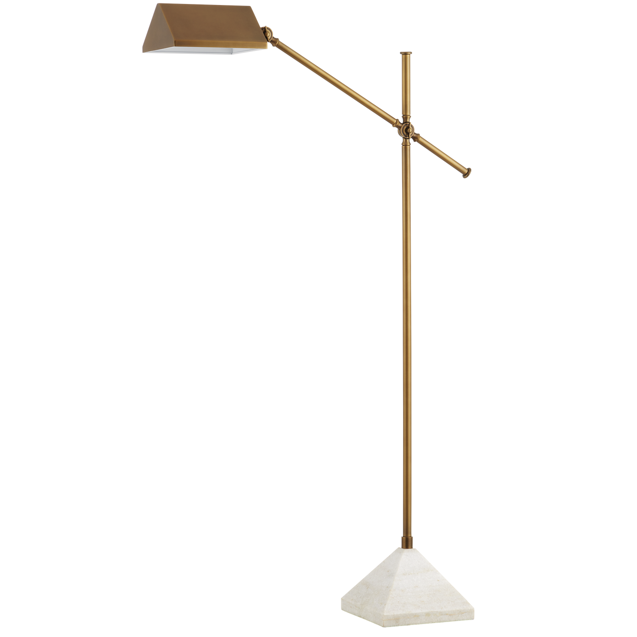 Currey & Co. Repertoire Brass Floor Lamp 8000-0134