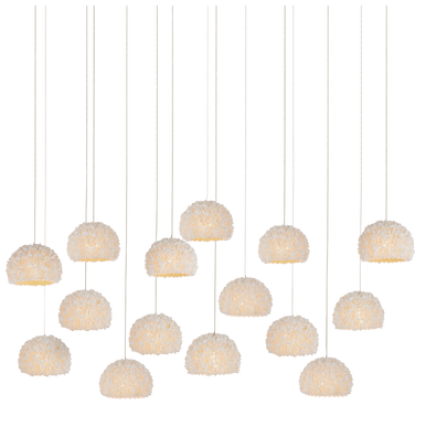 Currey & Co. Virtu 15-Light Linear Multi-Drop Pendant 9000-1181