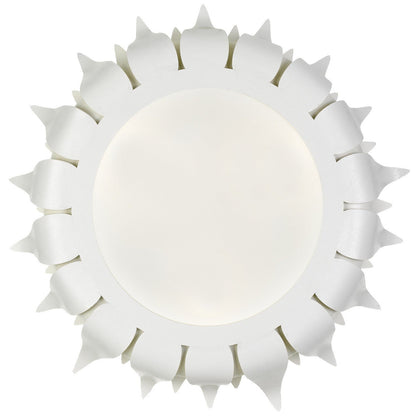 Crystorama Broche 3 Light Matte White Ceiling Mount 510-MT