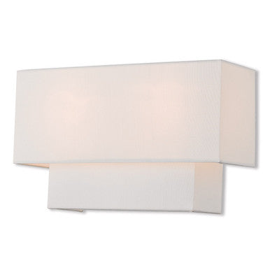 Livex Lighting Claremont Collection 2 Lt BN ADA Wall Sconce in Brushed Nickel 51046-91