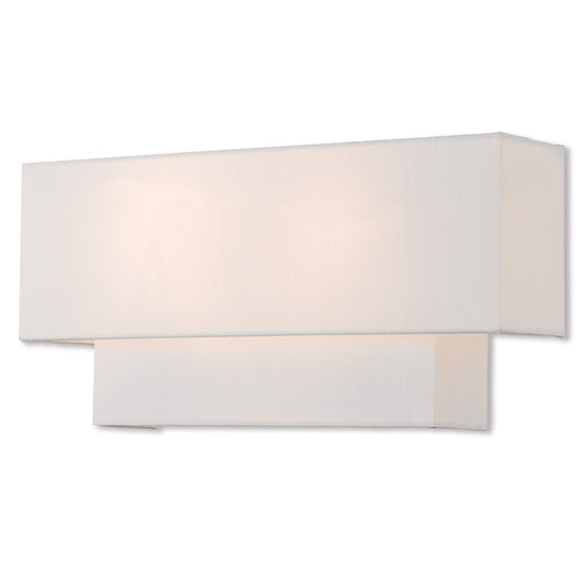 Livex Lighting Claremont Collection 2 Lt BN ADA Wall Sconce in Brushed Nickel 51047-91