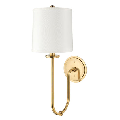 Hudson Valley Lighting Jericho Wall Sconce in Aged Brass 511-AGB