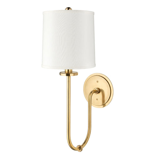 Hudson Valley Lighting Jericho Wall Sconce in Aged Brass 511-AGB