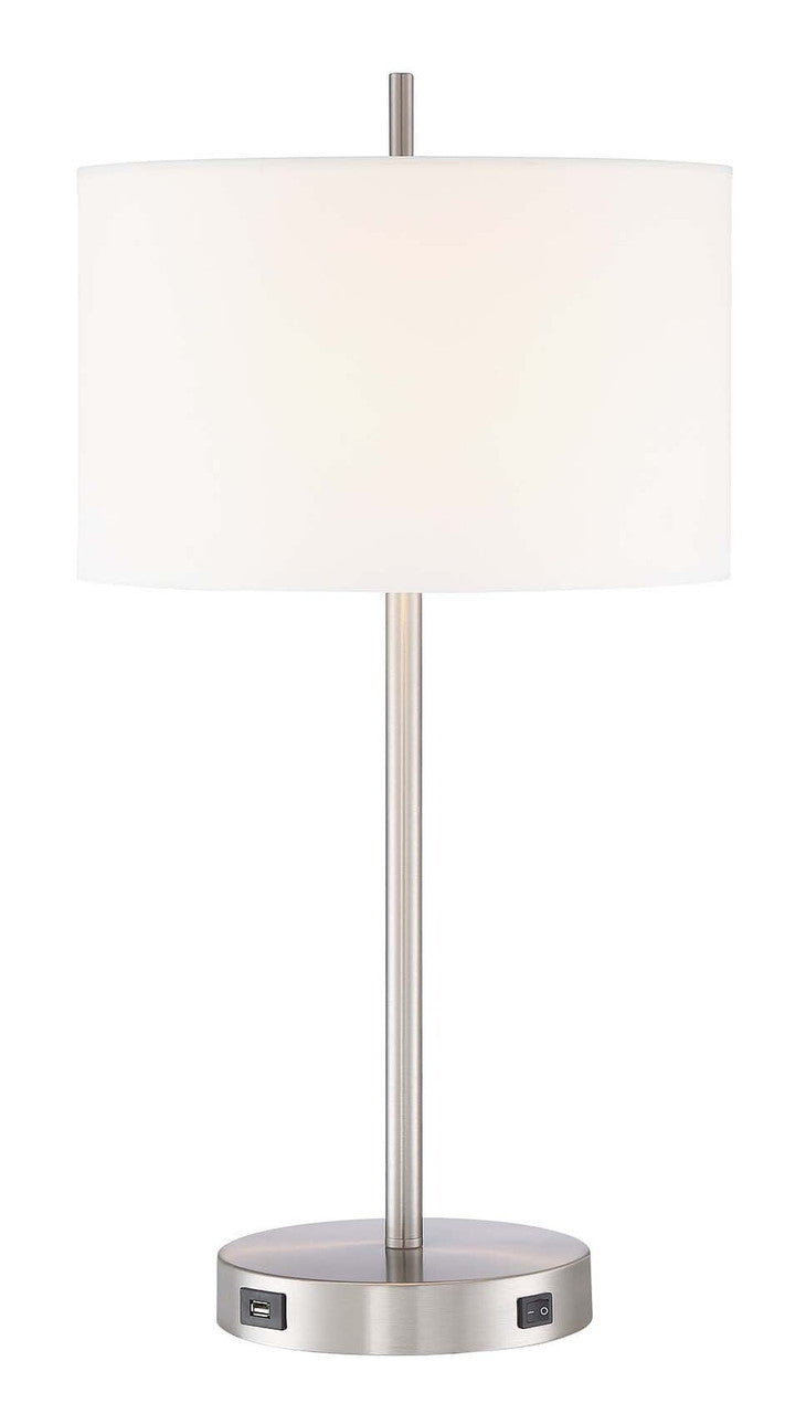 Arnsberg Hotel Table Lamp in Satin Nickel 511100207