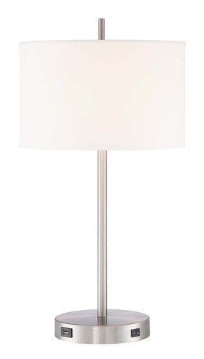 Arnsberg Hotel Table Lamp in Satin Nickel 511100207