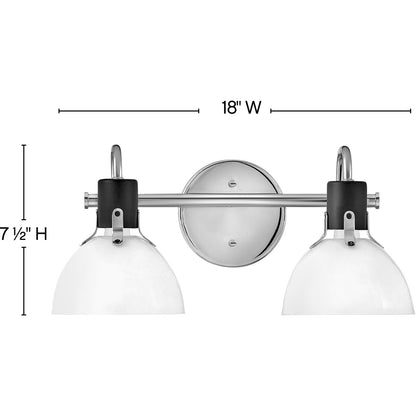 Hinkley Lighting Argo Two Light Vanity Chrome 51112CM