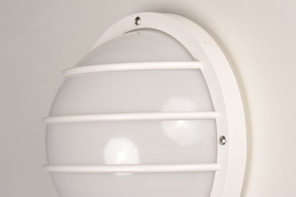 Maxim Bulwark 1-Light LED Outdoor Wall Sconce in White 51112FTWT