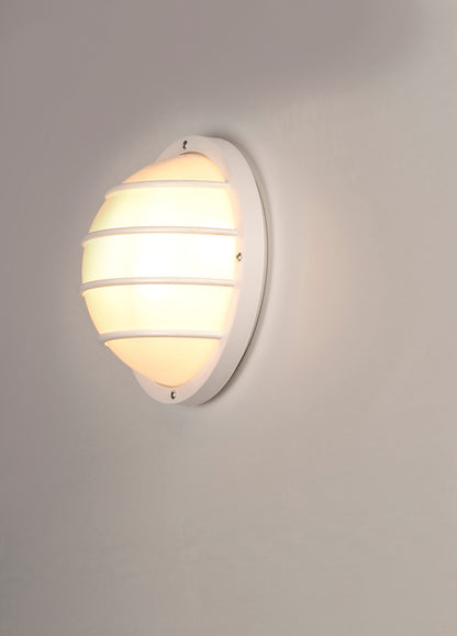 Maxim Bulwark 1-Light LED Outdoor Wall Sconce in White 51112FTWT