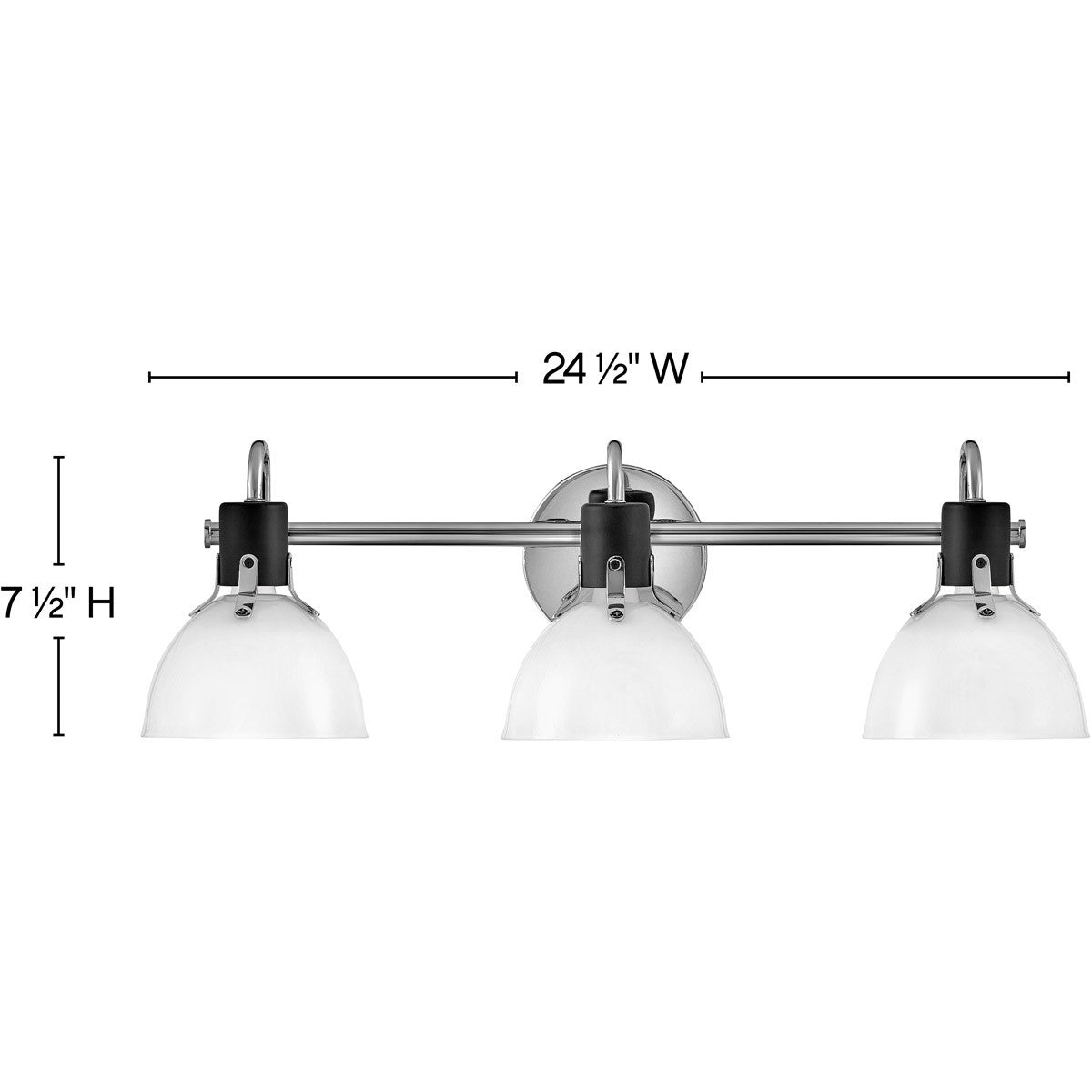 Hinkley Lighting Argo Three Light Vanity Chrome 51113CM