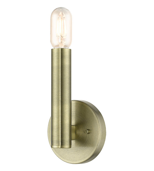 Livex Lighting Copenhagen Collection 1 Light Antique Brass ADA Sconce 51131-01