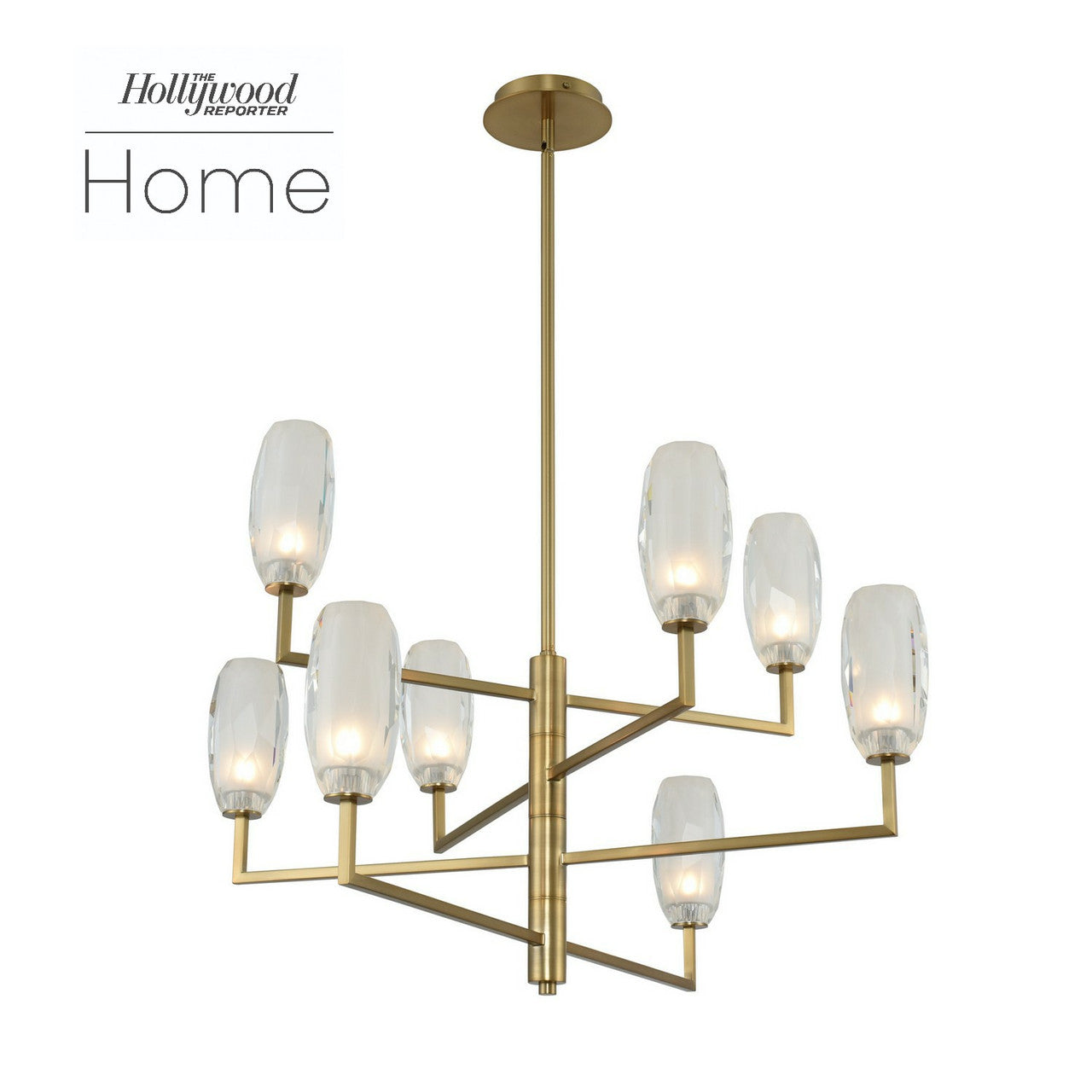 Kalco Mae (10 + 5) Light 2 Tier Chandelier 511675CH