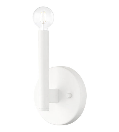 Livex Lighting Copenhagen Collection 1 Light White ADA Sconce 51171-03