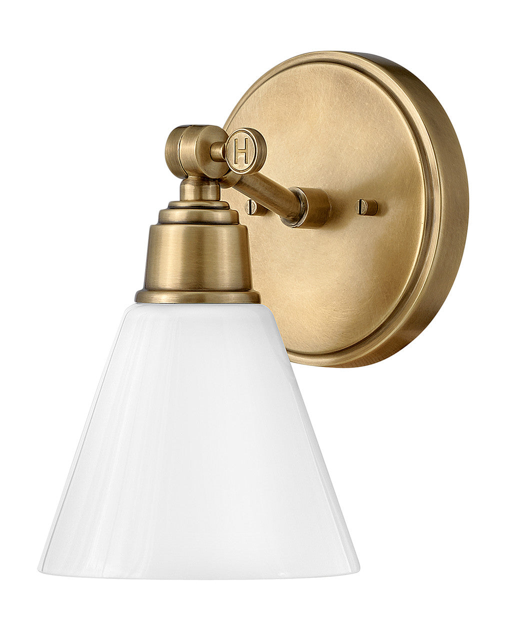 Hinkley Lighting Arti Single Light Vanity Heritage Brass 51180HB