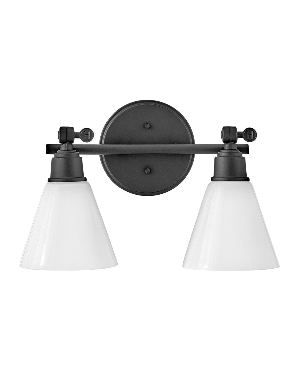 Hinkley Lighting Arti Two Light Vanity Black 51182BK