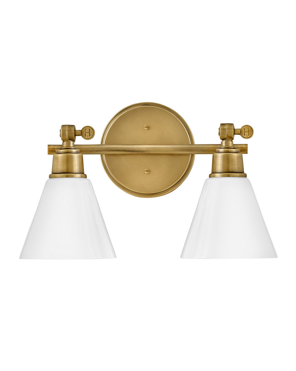 Hinkley Lighting Arti Two Light Vanity Heritage Brass 51182HB