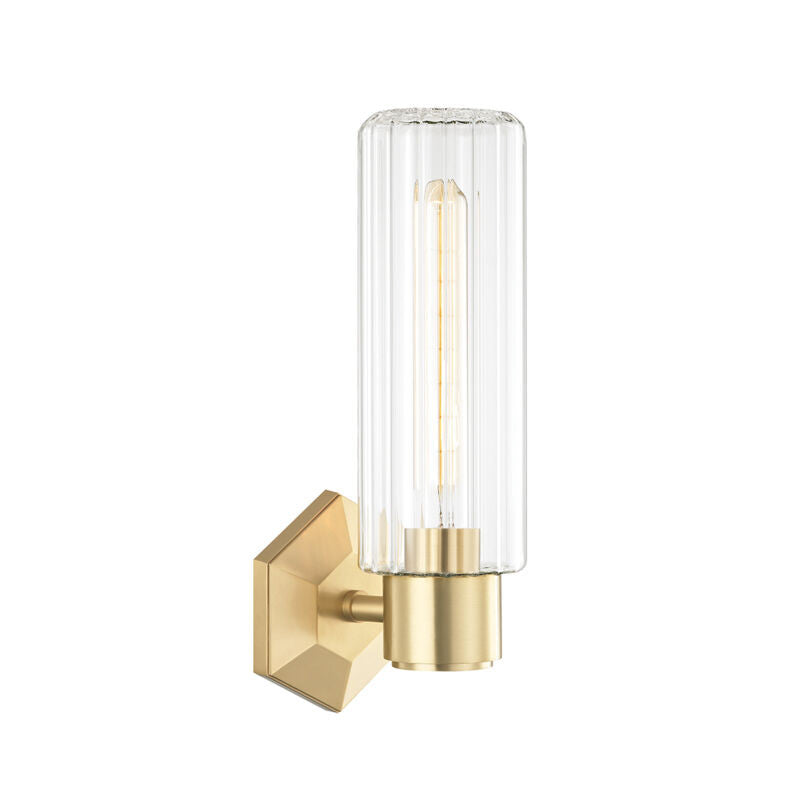 Hudson Valley Lighting Roebling Wall Sconce in Aged Brass 5120-AGB