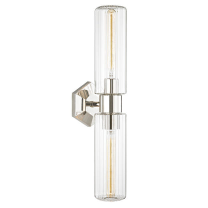 Hudson Valley Lighting Roebling Wall Sconce in Polished Nickel 5124-PN