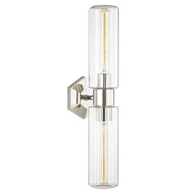 Hudson Valley Lighting Roebling Wall Sconce in Polished Nickel 5124-PN