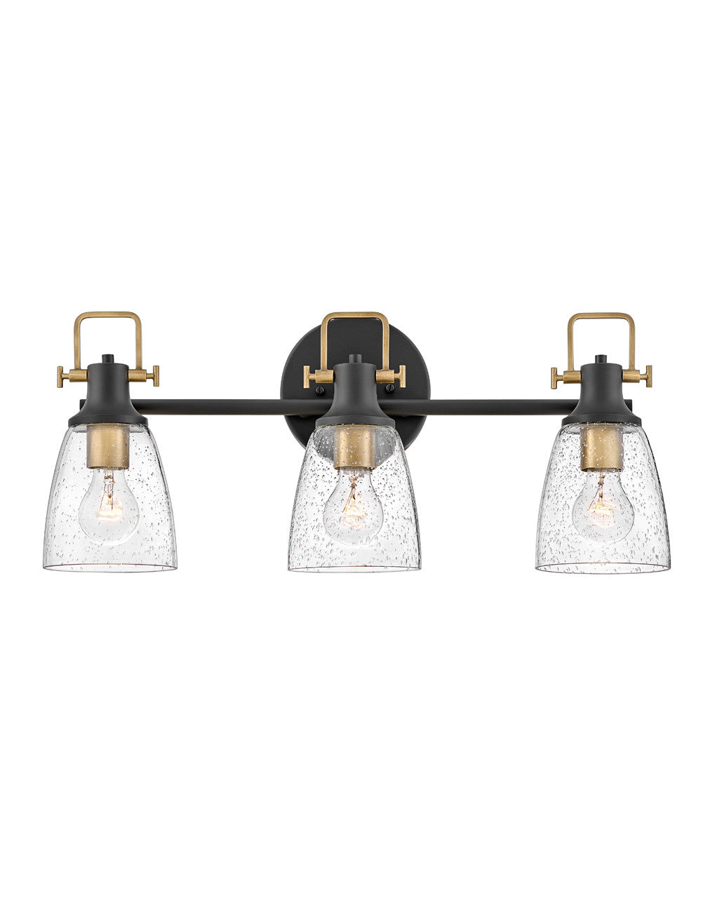 Hinkley Lighting Easton Three Light Vanity Black 51273BK