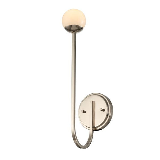 Kalco Bistro 1 Light Wall Sconce 512821PN