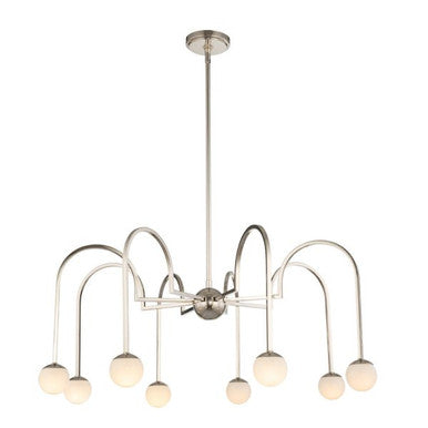 Kalco Bistro 8 Light Chandelier 512872PN