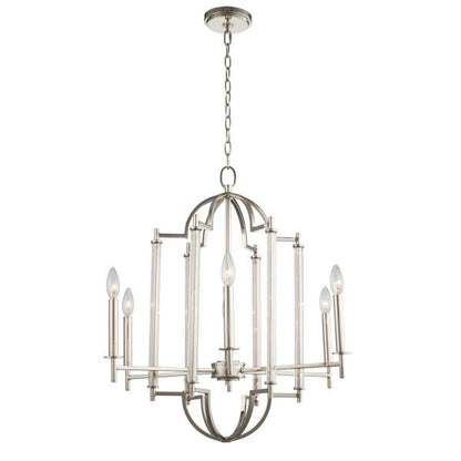 Kalco Provence 6 Light Chandelier 512972PN