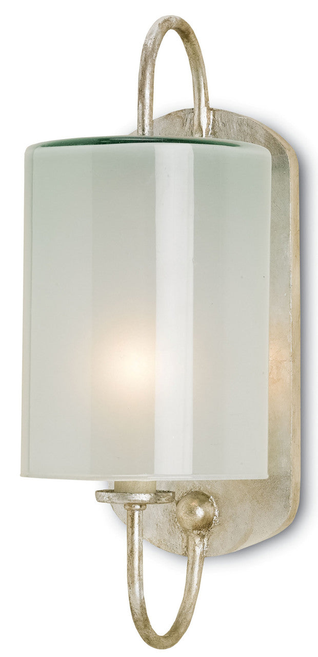 Currey & Co. Glacier Silver Wall Sconce 5129