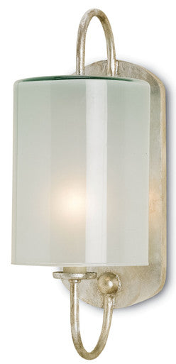 Currey & Co. Glacier Silver Wall Sconce 5129