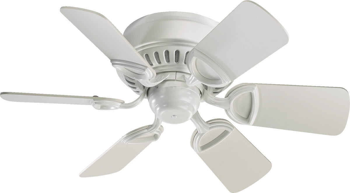 Quorum Medallion Ceiling Fan in Studio White 51306-8