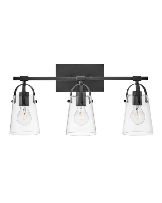 Hinkley Lighting Foster Three Light Vanity Black 5133BK