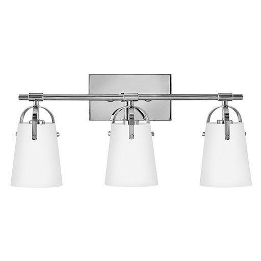 Hinkley Lighting Foster Medium Three Light Vanity in Chrome 5133CM-OP