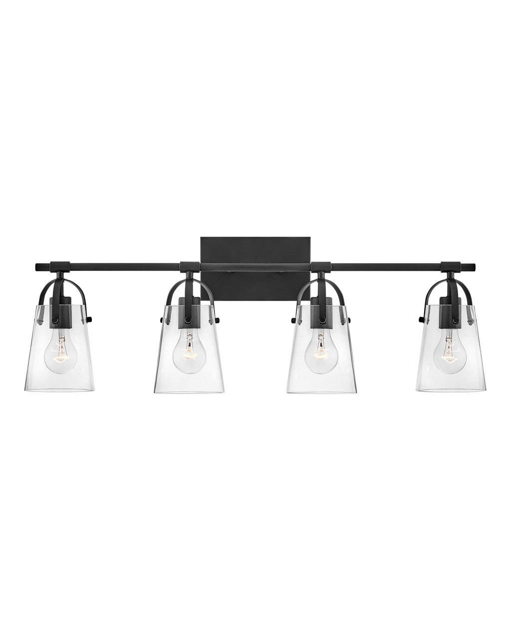 Hinkley Lighting Foster Four Light Vanity Black 5134BK