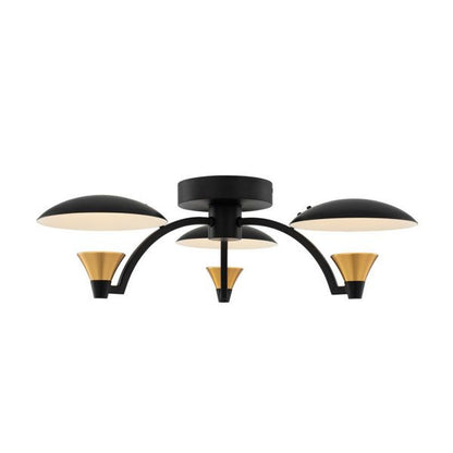 Kalco Redding 3 Light LED Semi Flush 513645BWB