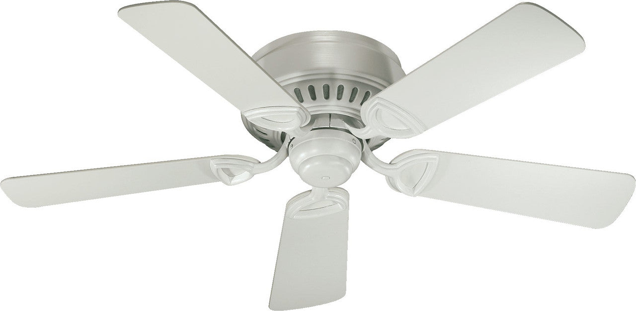 Quorum Medallion Ceiling Fan in Studio White 51425-8